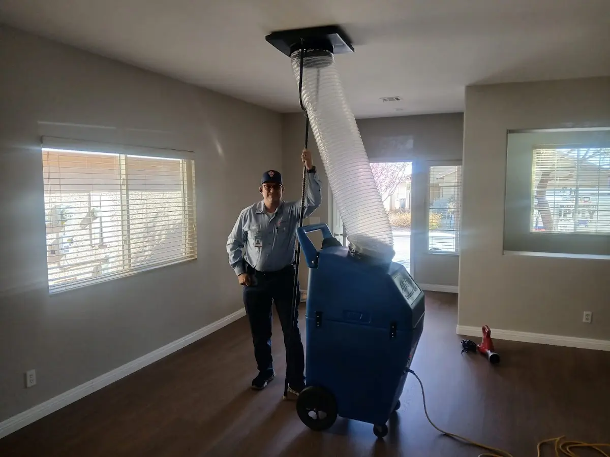 Professional Dryer Vent Cleaning work inside a Hilton Head Island home